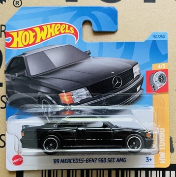 Hot Wheels 89 Mercedes Benz 560 SEC AMG