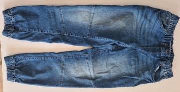 długie spodnie cienki jeans pas max 43 cm x2 158