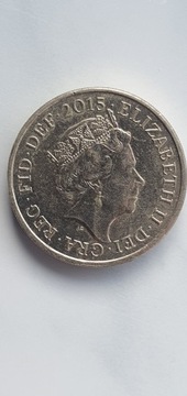 Kolekcjonerskie One pound 2015 