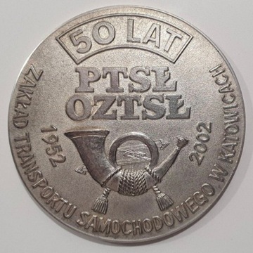 Medal 50 lat Łączności - PTSŁ OZTSŁ 2002 - Poczta