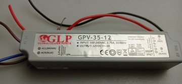 Zasilacz Global Leader Power GPV  12V 35 W