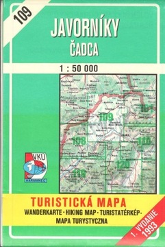 Javorniky Cadca - mapa nr 109