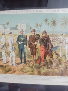 Grafika XIX wiek. Wojska kolonialne Legia