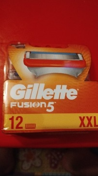 Wkłady do maszynki Gillette FUSION 5 XXL 12 szt