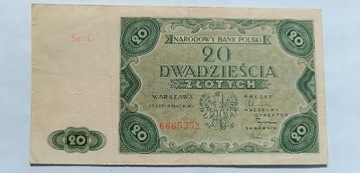 20 złotych 1947 ser C