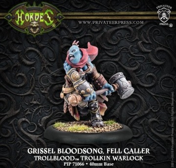 Warmachine Trollbloods Grissel Bloodsong