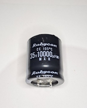 35V 10000uF (M) MXR  kondensator elektrolityczny Rubycon 30x36mm 105°C  