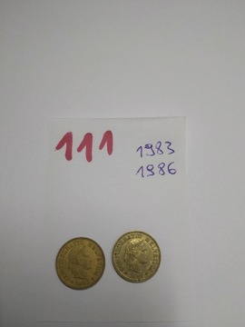 Moneta 5 rappenów 1983-86 Szwajcaria