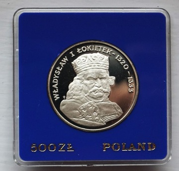 500 zł 1986 - Łokietek -PP