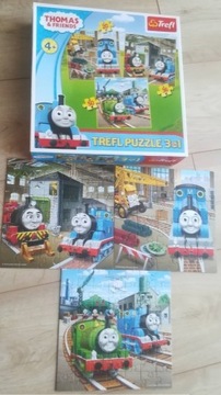 Puzzle 3 in 1 Tomek i przyjaciele