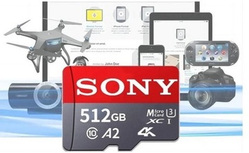 Karta pamięci SONY Ultra mikro SD 512GB 10A2U3 4K 