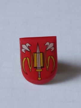 Herb gmina Rzekuń przypinka pin odznaka
