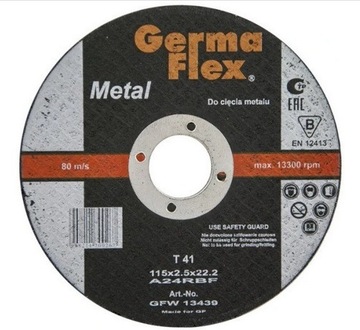 Tarcza do metalu 115x2.5x22.2mm