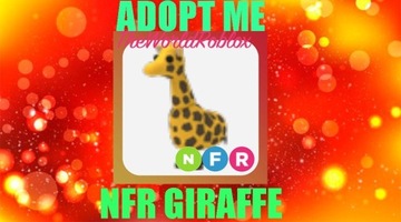 Roblox Adopt Me Giraffe NFR