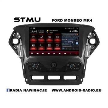 Radio android 9.1" 4+64 FORD MONDEO MK4 11-14