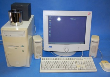 Komputer Retro Amptron PII-3726(M + Gratis Lampka 