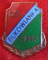 Odznaka LZS Bukowianka Bukowno emalia wieniec
