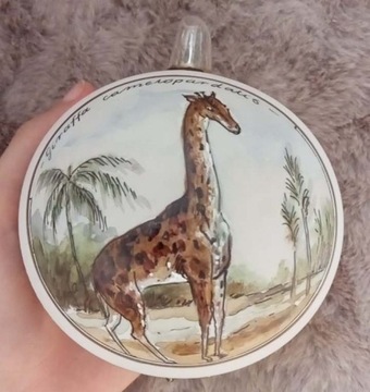 Bombka ręcznie malowana żyrafa