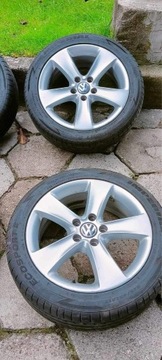 Felgi Opony 17” VW AUDI SKODA 5x112 57mm ET39