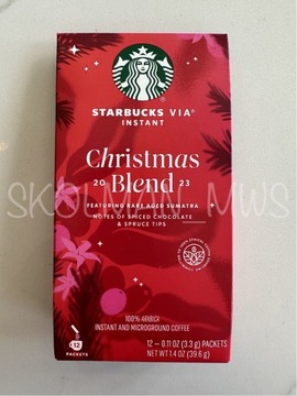 Kawa Starbucks VIA Instant Christmas Blend - 0.11 oz, Pack of 12