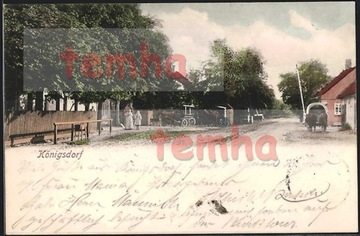 ZAŁĘCZE Konigsdorf, Rawicz ulica dorożki 1901