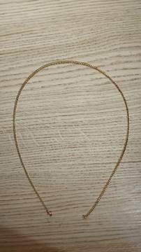 złoty łańcuch cuban link 