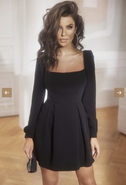 Czarna sukienka Lou XL 42 model Sancha 