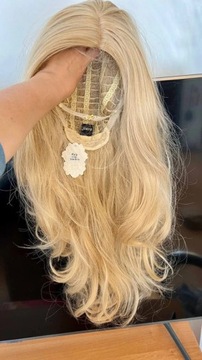 Nowa długa peruka w kolorze złotego blondu