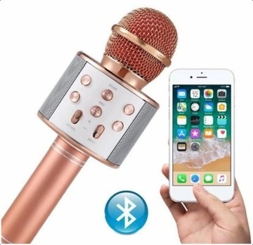 MIKROFON KARAOKE BEZPRZEWODOWY GŁOŚNIK BLUETOOTH