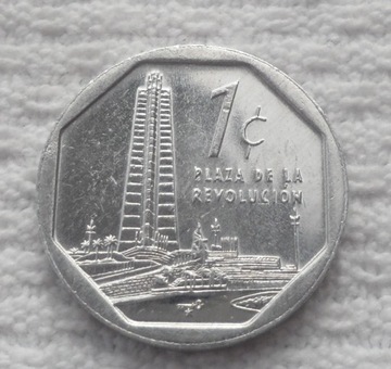 Kuba 1 centavo 2002 KM# 733 Plaza de la Revolución