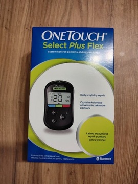 Glukometr One Touch Select Plus Flex NOWY bluetoth