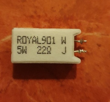 Rezystor opornik cermetowy RoyalOhm 22Ohm 5W