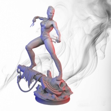 Figurka druk 3D żywica " Mileena "- 120 mm