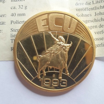 Numizmat Europa 1999 rok ECU DANMARK