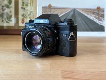 Minolta X600 (nie X500/X700) z MD 50 1.7