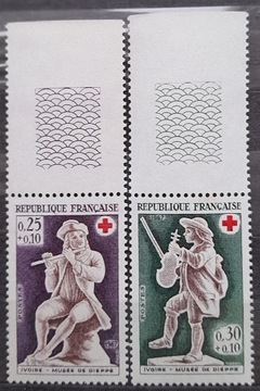 Francja 1967 Mi 1607-1608**
