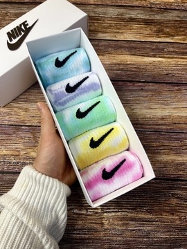 Skarpety Nike Tie-Dye zestaw w pudełku