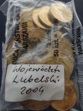 2 zł 2004 Woj Lubelskie 50 szt worek Menniczy 