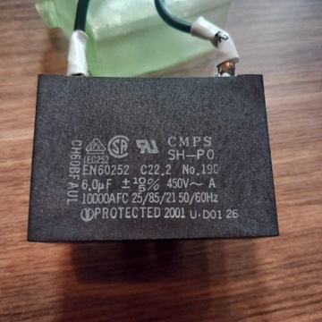 Kondensator 6.0uf + 10 5% 450V