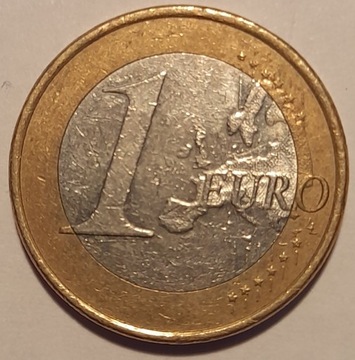 1 Euro z 2011 roku Hiszpania z błędem 
