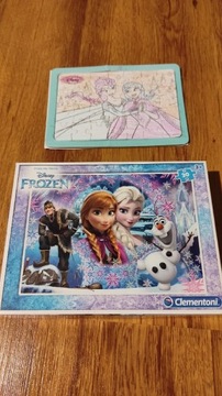Puzzle dla dziewczynki Frozen 