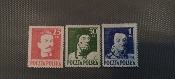 Znaczki Polskie 1944r. Wodzowie 