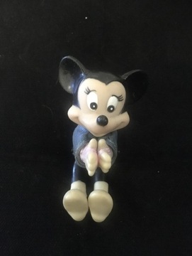 Stara figurka gumowa chwytak Disney Mickey Mouse