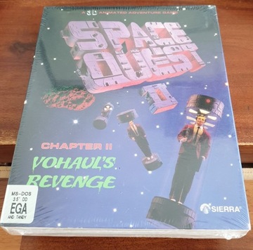 Space Quest 2 Vohaul's Revenge MS-DOS 3.5" PC Nowa