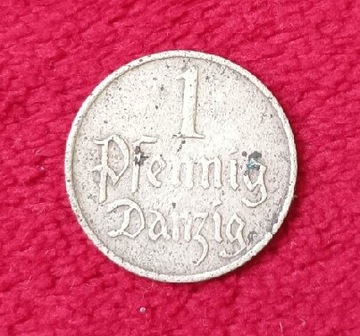 1Pfennig Danzig moneta z 1923 roku
