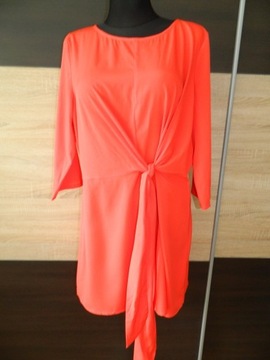 VeroModa cienka sukienka tunika czerwień roz XL