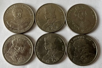 Zestaw 6 monet PRL