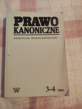 Prawo Kanoniczne kwartalnik prawno - historyczny 