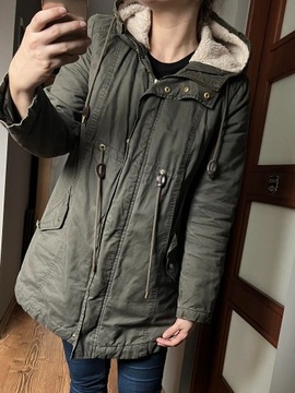 H&M mama parka baranek S