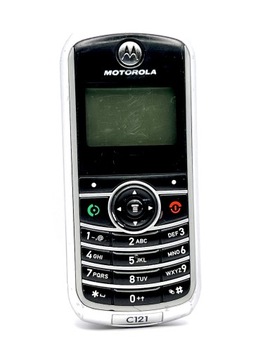 Telefon komórkowy MOTOROLA C121 srebrny {UNIKAT}